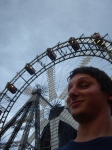 Looking pretty chuffed with myself for finally getting a selfie with the wheel.